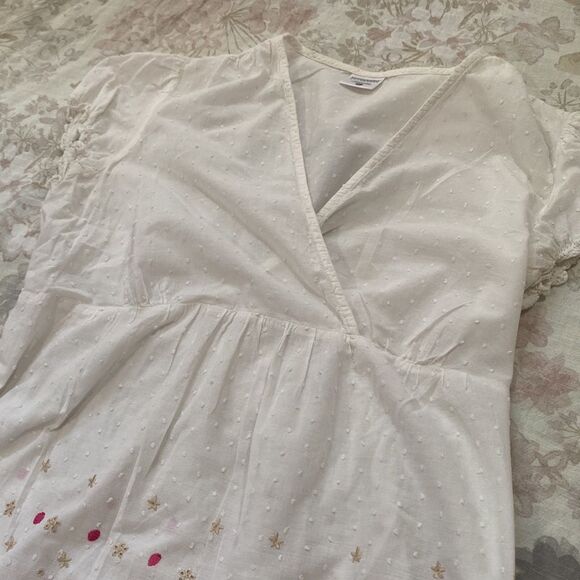 Motherhood Embroidered Maternity Top - Picture 4 of 8